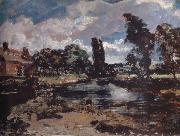 John Constable Flatford Mill from a lock on the Stour oil painting